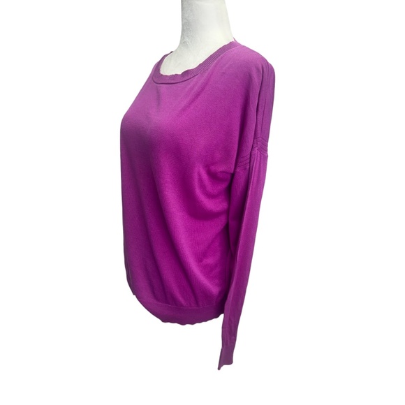 Banana Republic Linen Pink Pullover Crew Neck Sweater Size M - Picture 5 of 10